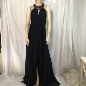 MARC  BOUWER-   Black Long Dress (E18🌺